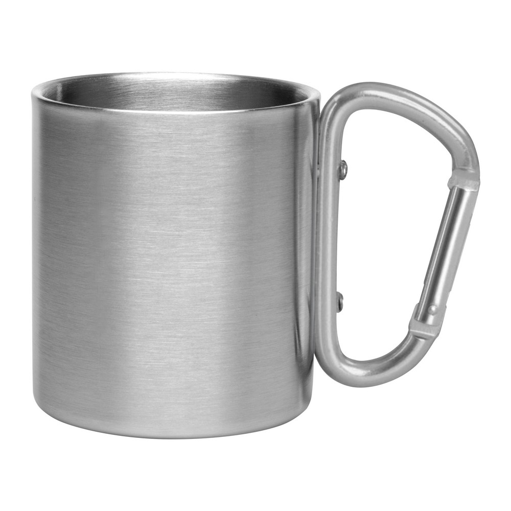 Mug en mtal 210 ml avec mousqueton | Easton